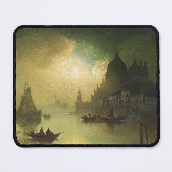 Item preview, A Moonlit Night over Venice | Karl Kaufmann | 1880 Cityscape Art designed and sold by CJET.