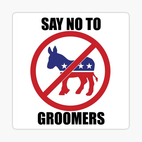 "SAY NO TO GROOMERS STICKER" Sticker for Sale by AnAppeal Redbubble