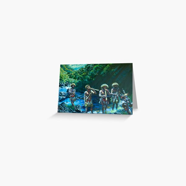 Water Music Greeting Card