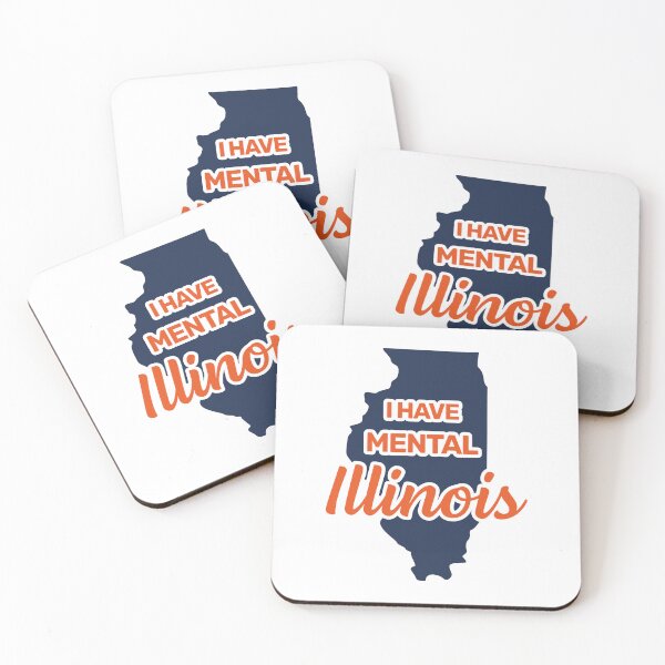 Item preview, I have mental Illinois funny joke usa state america designed and sold by absolutdesign.
