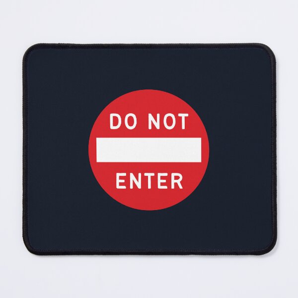 Item preview, do not enter sign designed and sold by LewisRichie.