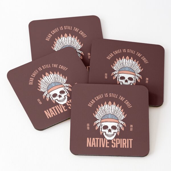 Item preview, Apache Skull Feather Illustration designed and sold by rukurustudio.