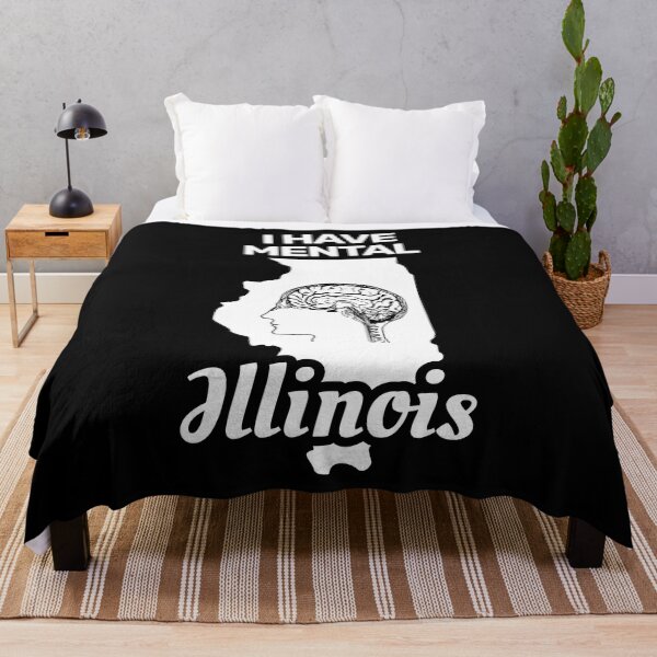 Item preview, I have mental Illinois funny joke usa state america designed and sold by absolutdesign.