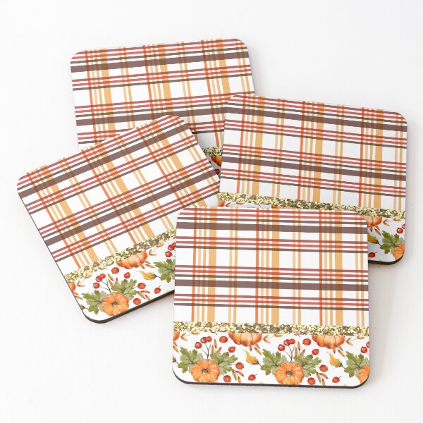 Item preview, Pumpkin And Berries With Glitter (Plaid 3) designed and sold by SimplyMe-Plus.