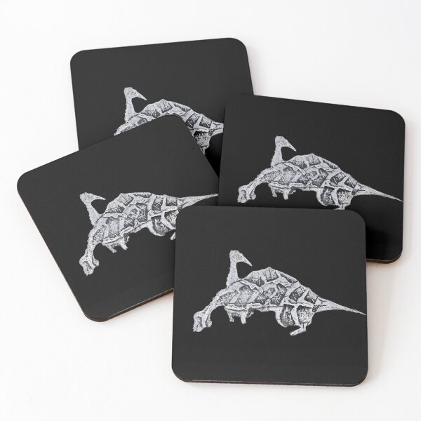 Item preview, Bird on a  Dinosaur!! designed and sold by heatherfriedman.