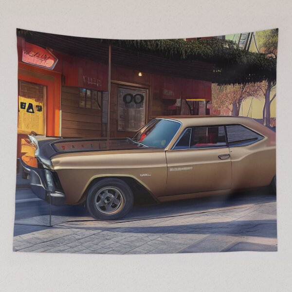 Item preview, Chevrolet at sunrise in New York designed and sold by Dicoart.