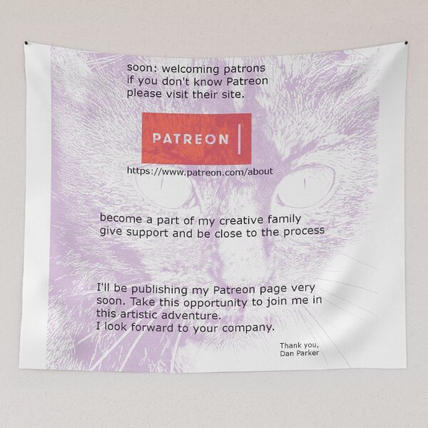 Item preview, welcome patrons designed and sold by dnparker.