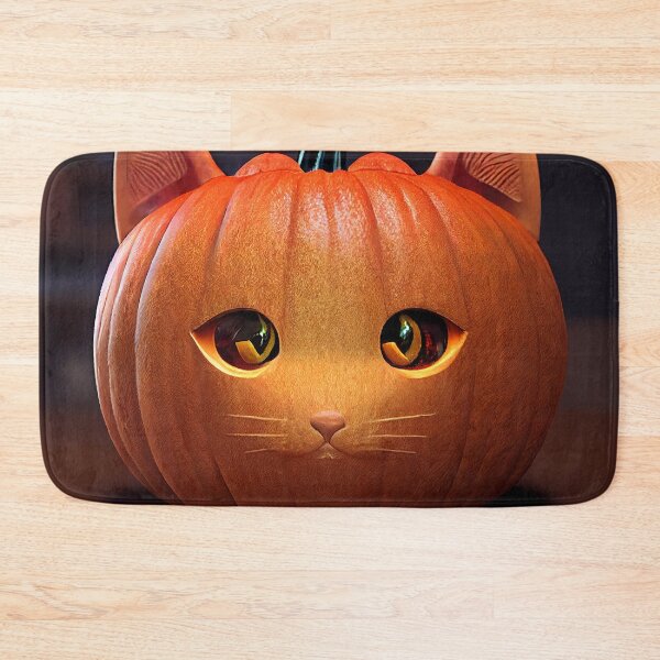 Item preview, Pumpkin Cat in time for Halloween #2 designed and sold by Left-Hand-Tree.