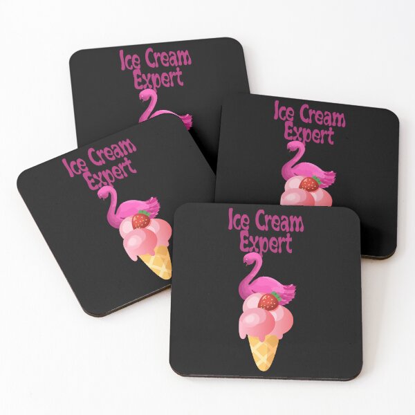 Item preview, Ice Cream Expert Flamingo Ice Cream Summer Family Vacation Gift designed and sold by TMelonShop.