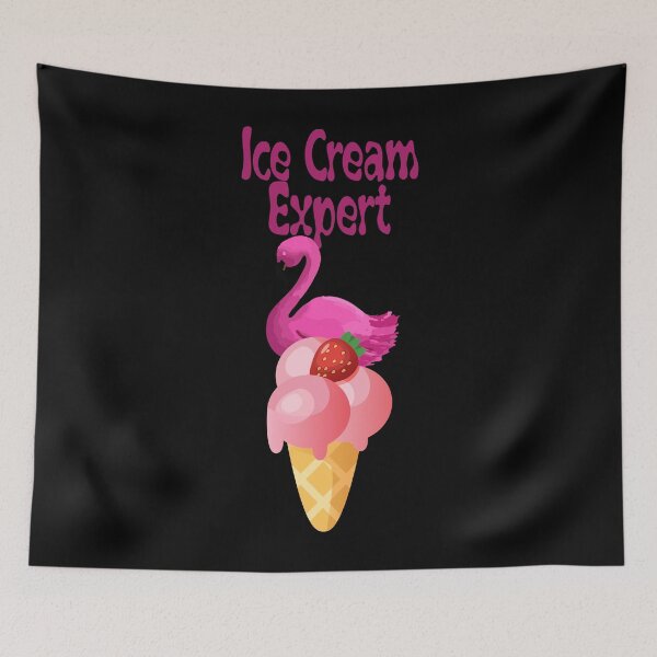 Item preview, Ice Cream Expert Flamingo Ice Cream Summer Family Vacation Gift designed and sold by TMelonShop.