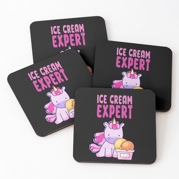Item preview, Unicorn Ice Cream Expert Summer Vacation Ice Cream Kids Girl Gift designed and sold by TMelonShop.