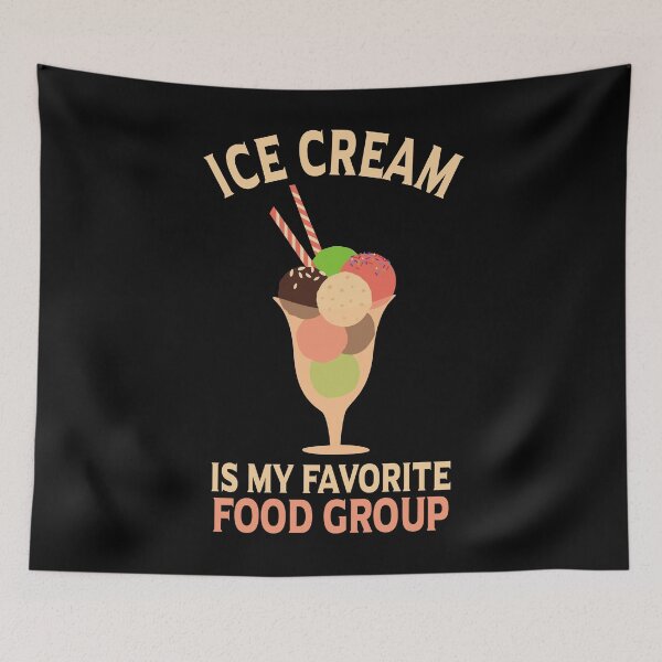 Item preview, Cute Ice Cream Is My Favorite Food Group Cone Women Girl Kid Gift designed and sold by TMelonShop.