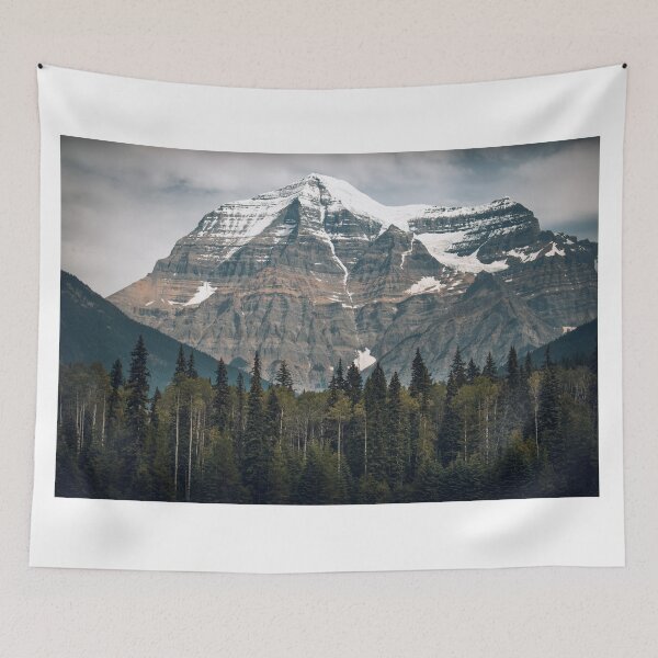 Item preview, Snow capped Robson Mountain in the Canadian Rockies - Alberta, Canada  designed and sold by BackpackTravel.