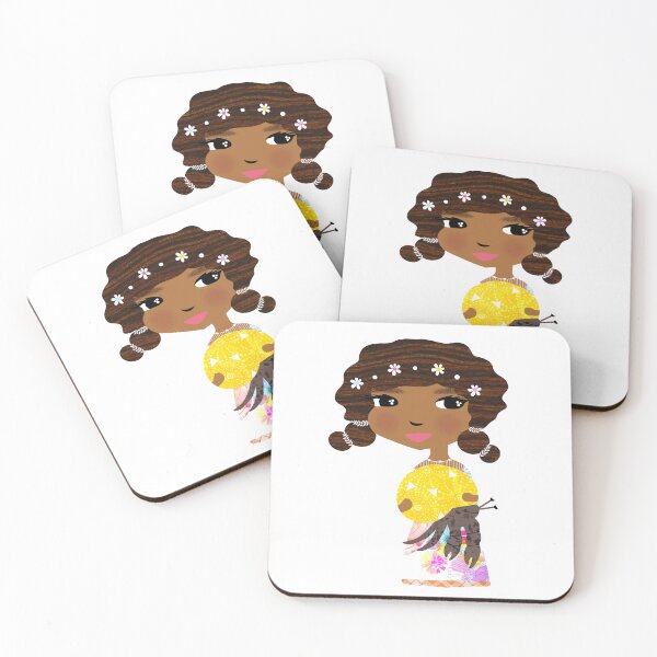 Item preview, Girl with Hermit Crab/Vivie & Vesper designed and sold by ruby + acorn.