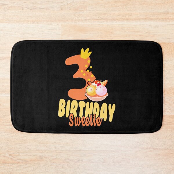 Item preview, 3rd Birthday Ice Cream Age 3 Scoop Birthday Sweetie Girl Kid Gift designed and sold by TMelonShop.