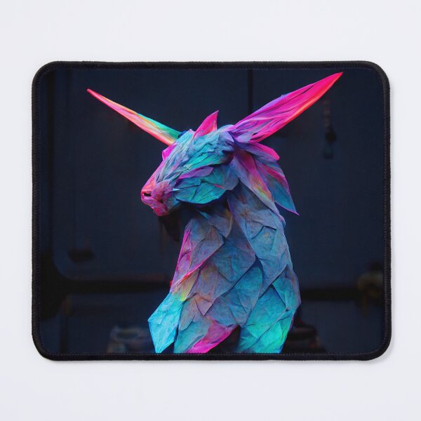 Item preview, Neon Unicorn Origami Sculpture designed and sold by TheNoir Phoenix.
