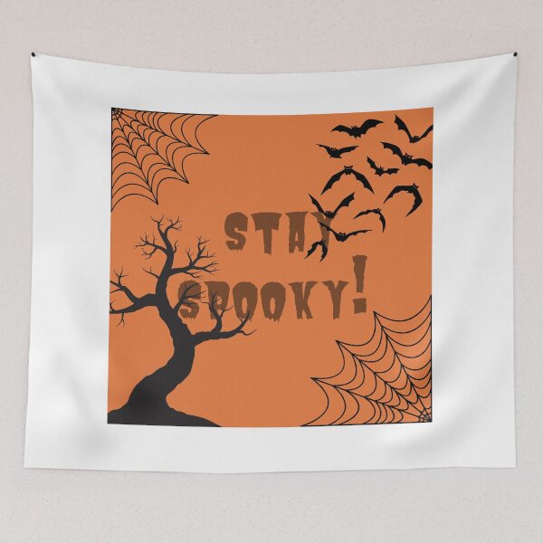 Aperçu de l'œuvre Restez effrayant Halloween créée et vendue par IKnowYouLoveMe.