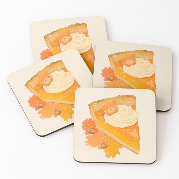 Item preview, Cute Autumn Pumpkin Pie - Fall Vibes designed and sold by SugarMochi.