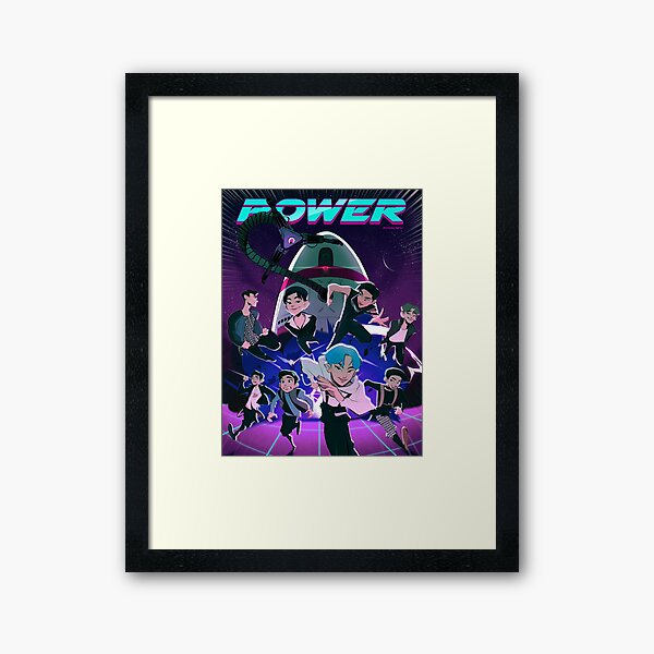 EXO POWER! Framed Art Print