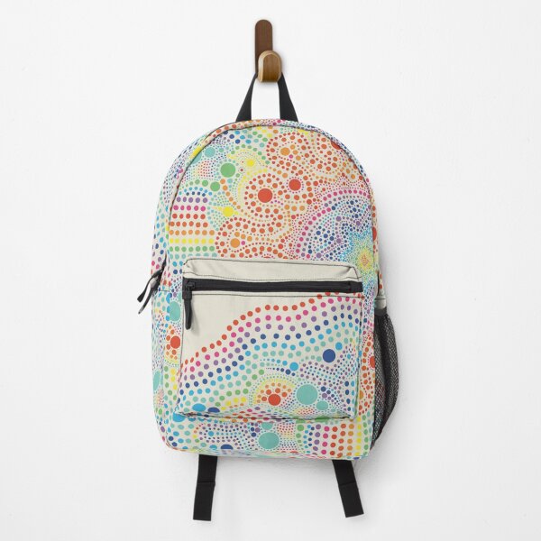 Item preview, Rainbow dot mandala designed and sold by DomaDoma.