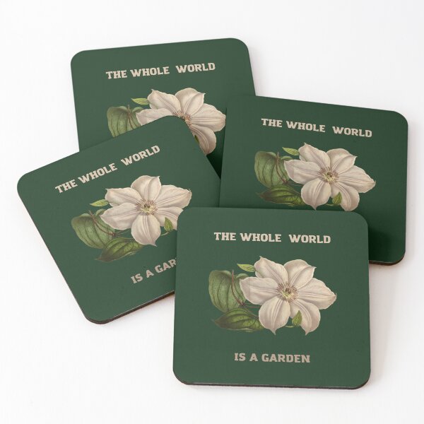 Item preview, THE WHOLE WORLD IS A GARDEN designed and sold by netdota.