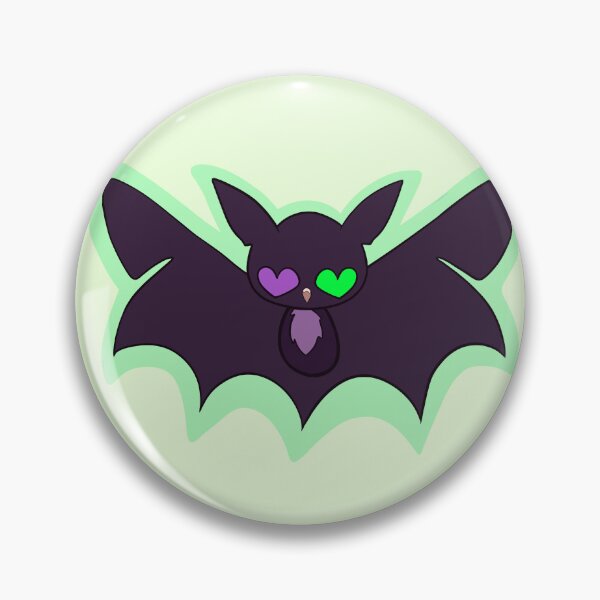 Item preview, Green Heart-eyed Bat designed and sold by TheFoxyWolfShop.
