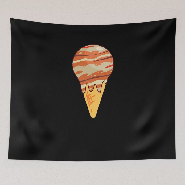 Item preview, Melting Ice Cream Jupiter Solar System Planet Lovers Gift designed and sold by TMelonShop.