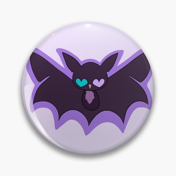 Item preview, Purple Heart-eyed Bat designed and sold by TheFoxyWolfShop.