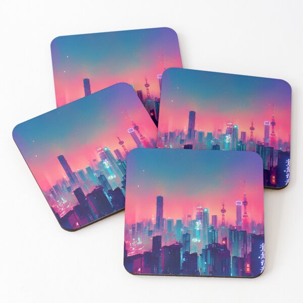 Item preview, Vaporwave City designed and sold by Foodcolored.