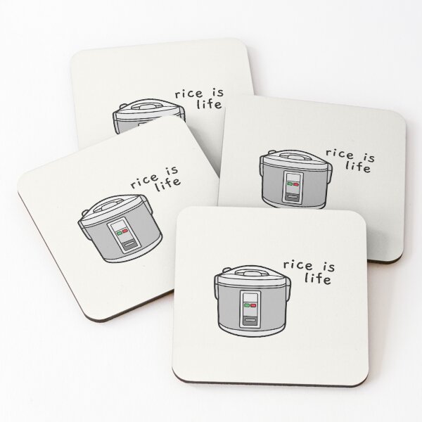 Item preview, rice cooker- rice is life designed and sold by AprilCreations.