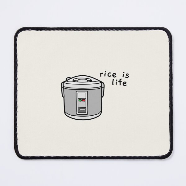 Item preview, rice cooker- rice is life designed and sold by AprilCreations.