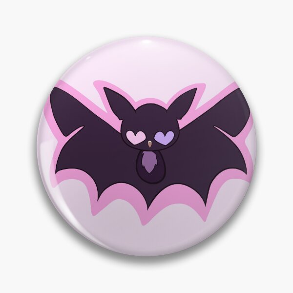 Item preview, Pink Heart-eyed Bat designed and sold by TheFoxyWolfShop.
