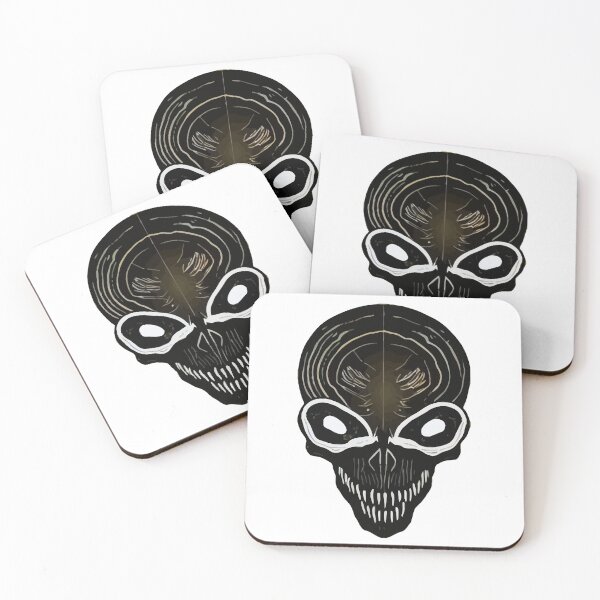 Item preview, #SkullLove Alien Freaky Eye Skull designed and sold by MindGlowArt.