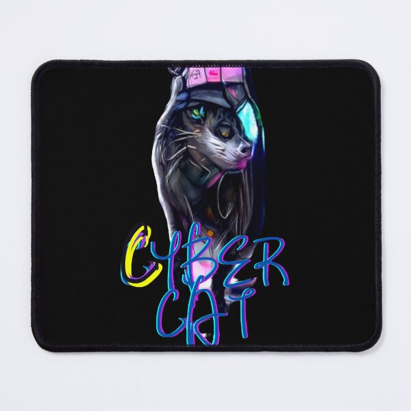 Item preview, CyberCat futuristic style designed and sold by zheworkstudio.
