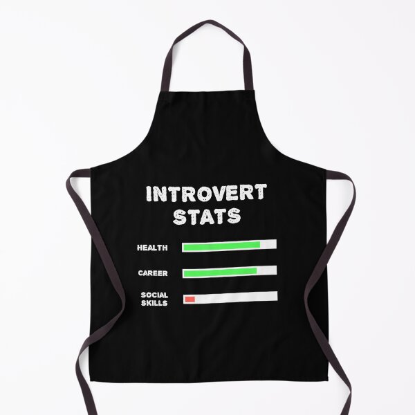 Item preview, Introvert stats, life videogames joke designed and sold by EnzoVectorism.