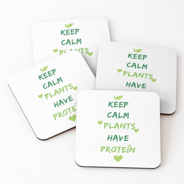 Item preview, KEEP CALM PLANTS HAVE PROTEIN designed and sold by LAVITASTORE.
