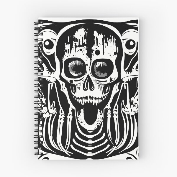 Item preview, #SkullLove Evil Skull 002 designed and sold by MindGlowArt.