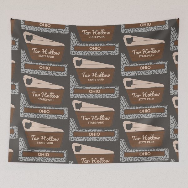 Item preview, Tar Hollow State Park Ohio Entrance Welcome Sign OH designed and sold by palmettodigital.