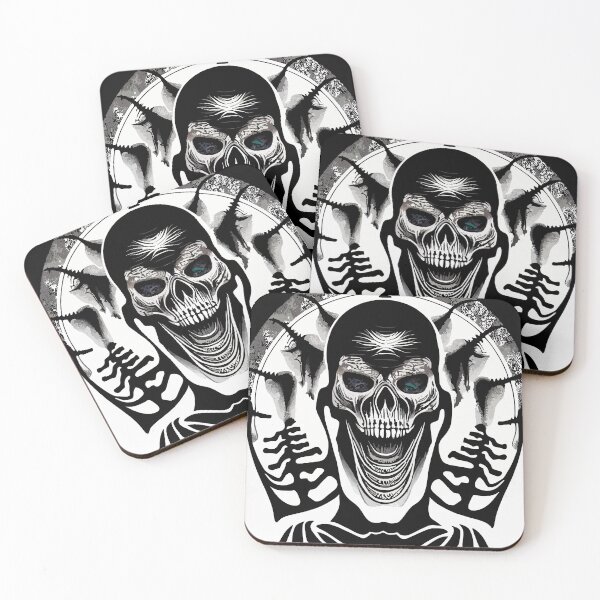 Item preview, #SkullLove Evil Skull 003 designed and sold by MindGlowArt.