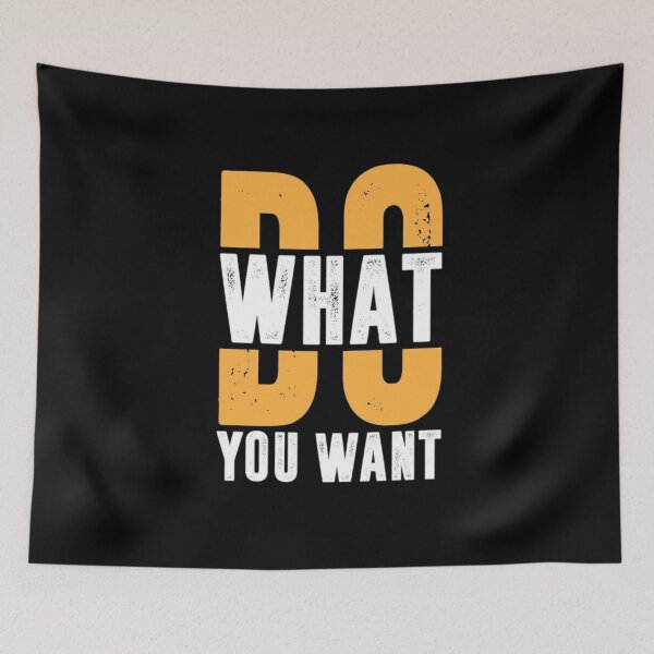 Item preview, Do What You Want Unique Typography Design  designed and sold by Latenighttalkin.