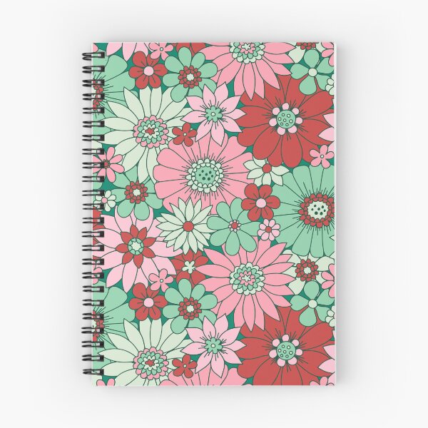 Item preview, Retro Daisies - Christmas Mint designed and sold by latheandquill.