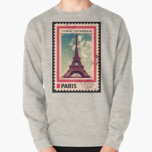 Paris Postal Stamp with Eiffel Tower - By Kiradlynn Designs AI | Poster