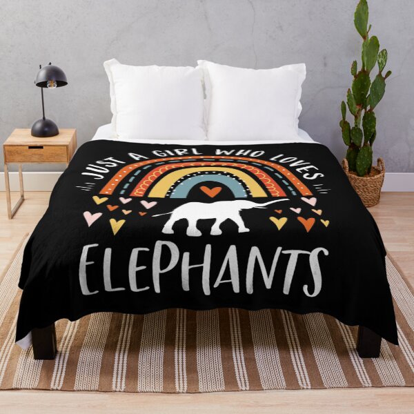 Item preview, Just A Girl Who Loves Elephants Rainbow Gifts Elephant Lover designed and sold by sorebull-fighte.
