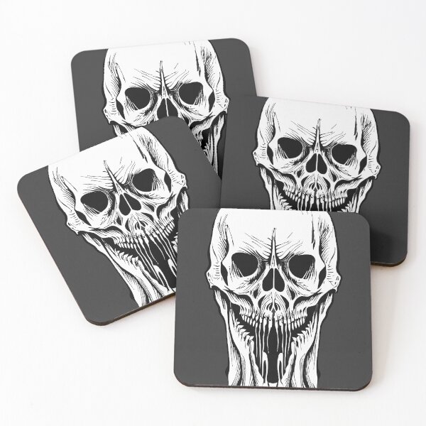 Item preview, #SkullLove Evil Skull 010 designed and sold by MindGlowArt.