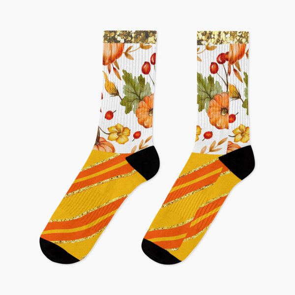 Item preview, Pumpkin And Berries With Glitter (Diagonal Stripes 1) designed and sold by SimplyMe-Plus.