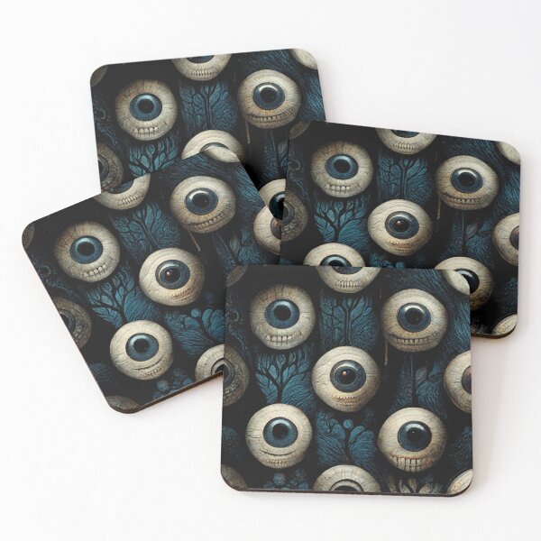 Item preview, Creepy Eyeball Halloween Pattern designed and sold by BrainFood Designs.
