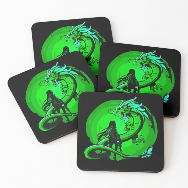 Item preview, Green Anime Girl and Dragon design designed and sold by Dven-Clothes.
