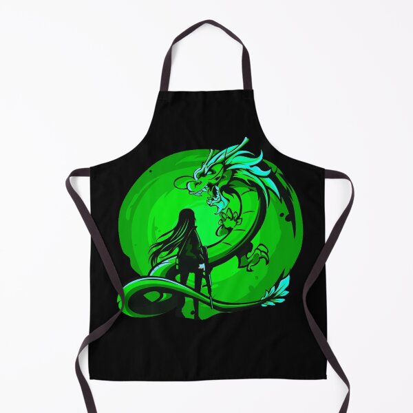 Item preview, Green Anime Girl and Dragon design designed and sold by Dven-Clothes.