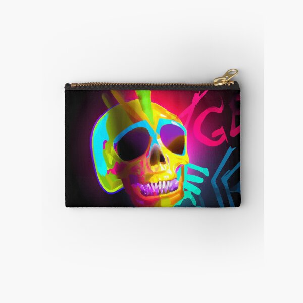 Item preview, #SkullLove Neon Skull 004 designed and sold by MindGlowArt.