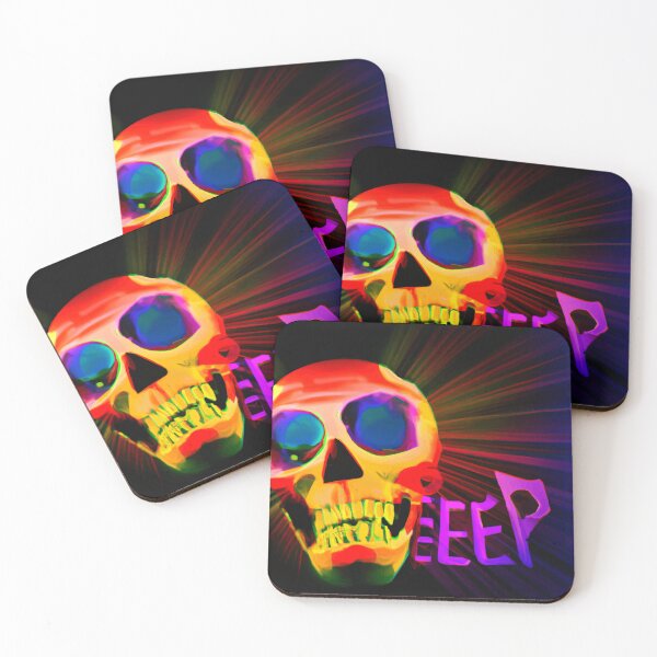 Item preview, #SkullLove Neon Skull 006 designed and sold by MindGlowArt.